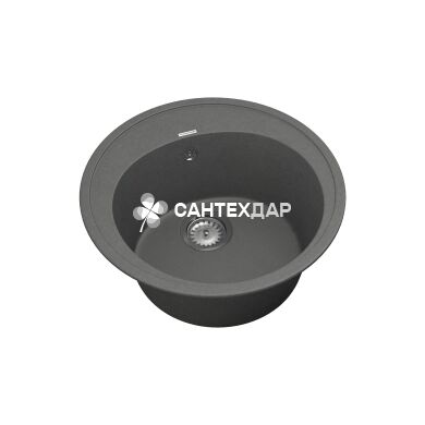 Мойка кварцевая Vankor Sity SMR 01.50 Gray + сифон