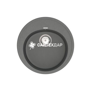 Мойка кварцевая Vankor Sity SMR 01.50 Gray + сифон