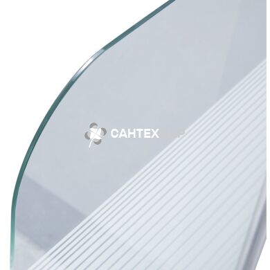 Шторка для ванни Lidz BRAMA SS80x150R.CRM.L скло Linie розпашна права