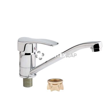 Смеситель для кухни GF Italy 03-003-40 CRM на гайке