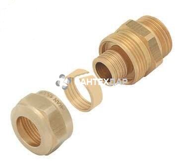 Соединитель свинчиваемый KAN Push 18x2.5 мм 1/2 НР латунь