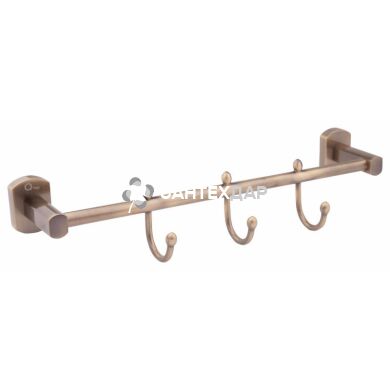 Держатель полотенец QT Liberty ANT 1154-3 3 крючка