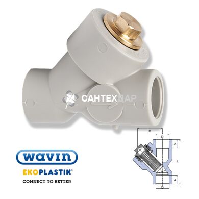 Фильтр ППР Wavin Ekoplastik 20 мм