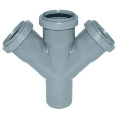 Крестовина ПП внутренней канализации Ostendorf Safe 50/50/50х67&deg;