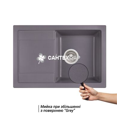 Мийка кухонна Qtap CS 7449 GRE