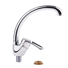 Смеситель кухонный на гайке Q-Tap Hansberg CRM 008F