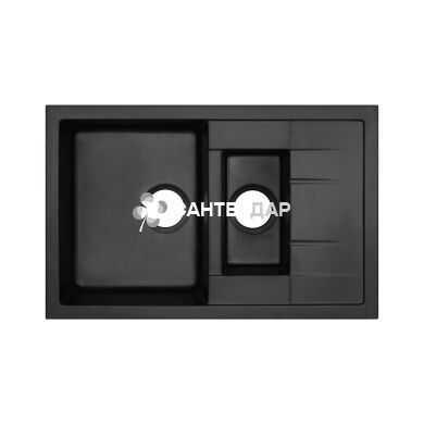 Мойка кухонная Qtap CS 7648 BLA