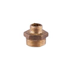 Ниппель латунный переходной KD 1"х3/4" НН усиленный