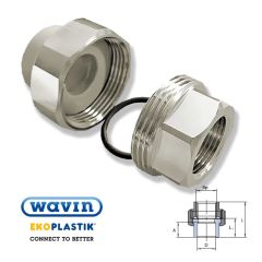 Переход с резьбовым соединением ППР Wavin Ekoplastik 20х1/2" ВР