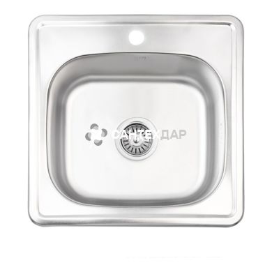 Кухонная мойка Lidz 4848 Satin 0,6 мм
