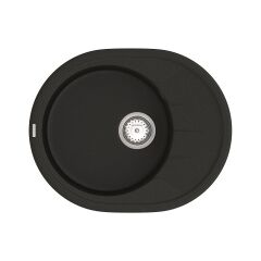 Мийка кварцева Vankor Sity SMO 02.61 Black + сифон
