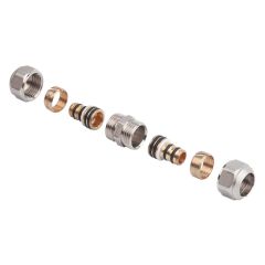 Муфта металлопластиковая обжимная Іcma 20х20 мм №540