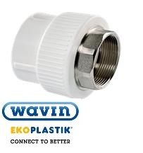 Муфта ППР Wavin Ekoplastik 32х1" ВР под ключ