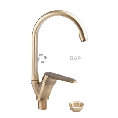 Смеситель для кухни Potato P5109-2-40 U на гайке