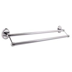 Держатель полотенец Potato P2909 двойной 65 см хром