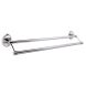 Держатель полотенец Potato P2909 двойной 65 см хром