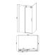 Душевая кабина Q-tap Aries CRM1018RC8 Clear
