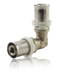 Колено металлопластиковое пресс FADO 16x16 мм