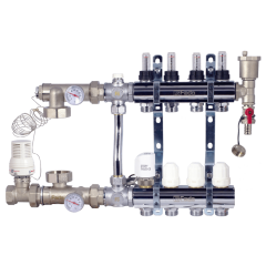 Коллекторный узел для теплого пола в сборе FADO 11 выходов