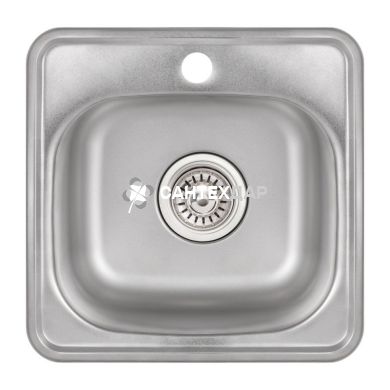 Кухонна мийка нержавіюча Lidz 3838 Satin 0,6 мм