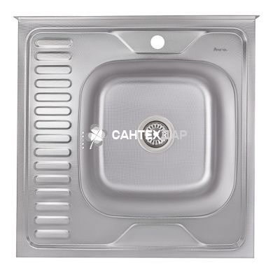 Мийка кухонна Imperial нержавійка 6060 Decor 0,8 права