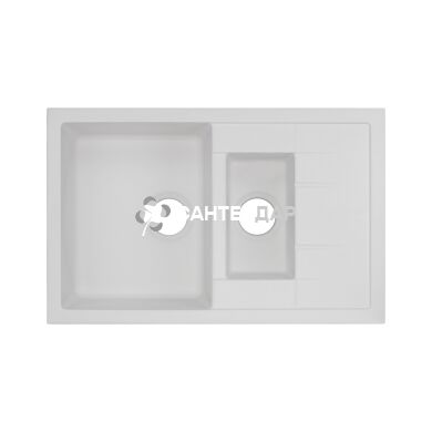 Мойка кухонная Qtap CS 7648 WHI