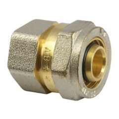 Муфта металлопластиковая обжимная АБ 20х3/4" ВР