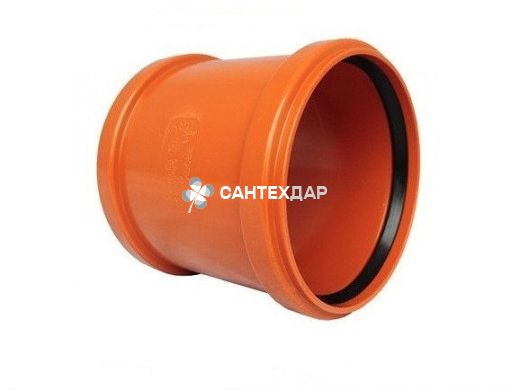Муфта ПВХ наружной канализации Ostendorf надвижная 160 мм