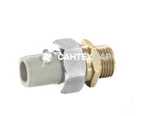 Соединение разборное ППР KAN 32х1" НР с металлическим ниппелем и уплотнительным кольцом