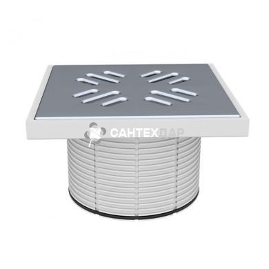 Трап Styron STY-505 решетка из нержавейка 150 мм