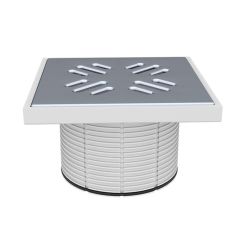 Трап Styron STY-505 решетка из нержавейка 150 мм