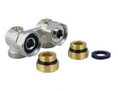 Узел нижнего подключения угловой FADO 1/2"