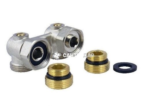 Узел нижнего подключения угловой FADO 1/2"