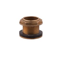 Врезка латунная KD 1" в бак