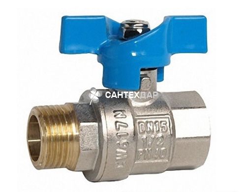 Кран шаровый Gross Optimal 1" ВН бабочка