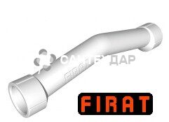 Обвод ППР Firat 25 мм с муфтами белый