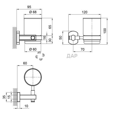 Стакан Qtap Liberty BLM 1158