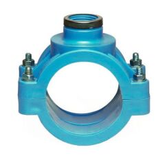 Хомут для труб ПНД Unidelta 90х1 1/4" ВР PN16