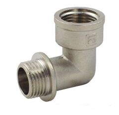 Колено латунное FADO 1 HВ никель