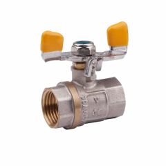 Кран шаровый для газа Valve 1/2" ВВ бабочка-эконом