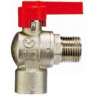 Кран шаровый SD Forte 1/2" ВН бабочка угловой