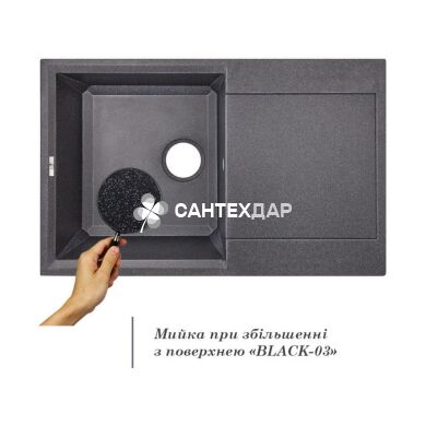 Мойка кухонная Lidz 790x495/230 BLA-03