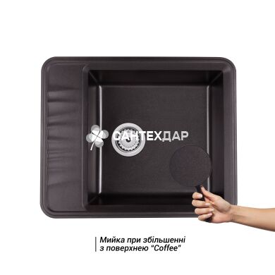 Мойка кухонная Qtap CS 6250 Coffee