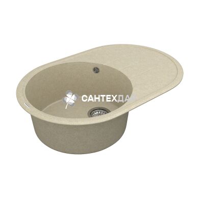 Мийка кварцева Vankor Sity SMO 02.78 Beige + сифон