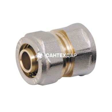 Муфта металлопластиковая обжимная Valve 16х1/2" ВР