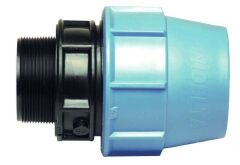 Муфта для труб ПНД Unidelta 50х1" НР