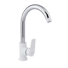 Смеситель кухонный на гайке Q-Tap Polaris WHI 007F