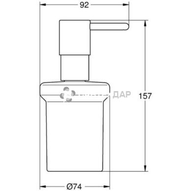 Дозатор рідкого мила Grohe Essentials 40448001 настінний