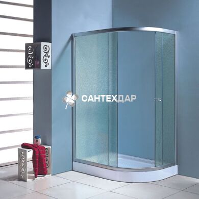 Душова кабіна Lidz Latwa 120x85L низький скло Frost