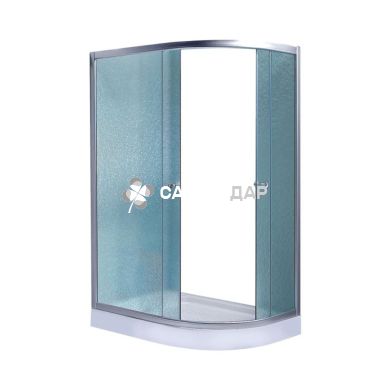 Душова кабіна Lidz Latwa 120x85L низький скло Frost